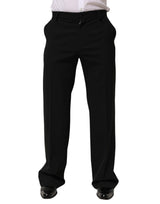 Pantalon tailleur noir en laine pour homme Dolce &amp; Gabbana