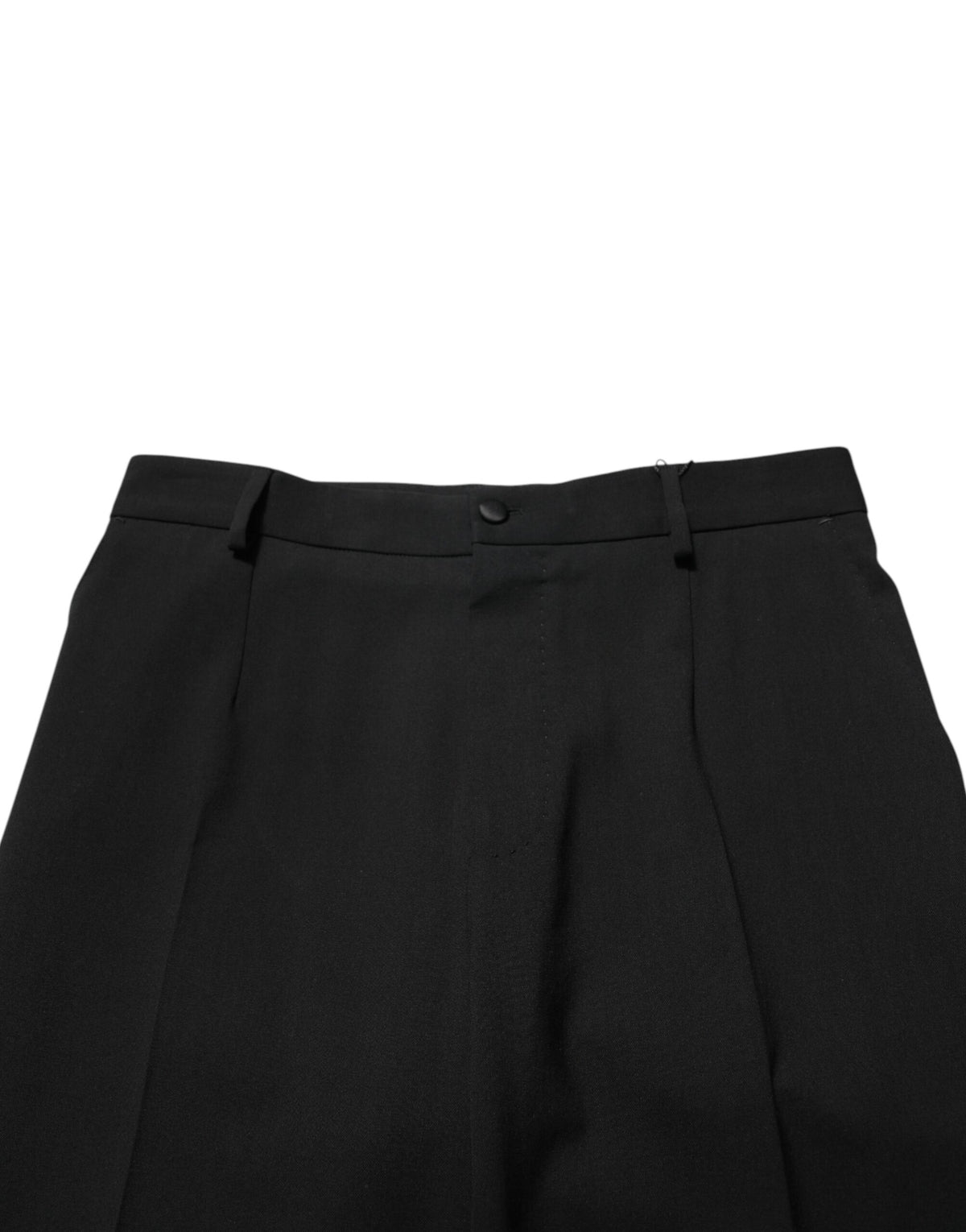 Pantalon tailleur noir en laine pour homme Dolce &amp; Gabbana