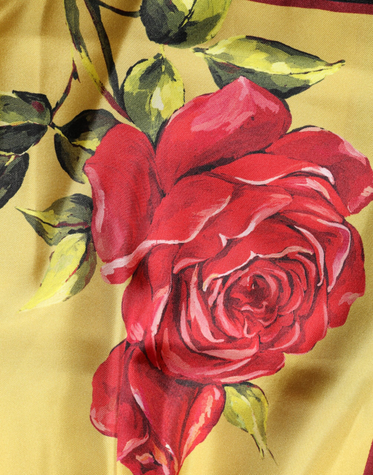 Bermuda en soie à imprimé floral jaune Dolce &amp; Gabbana pour homme