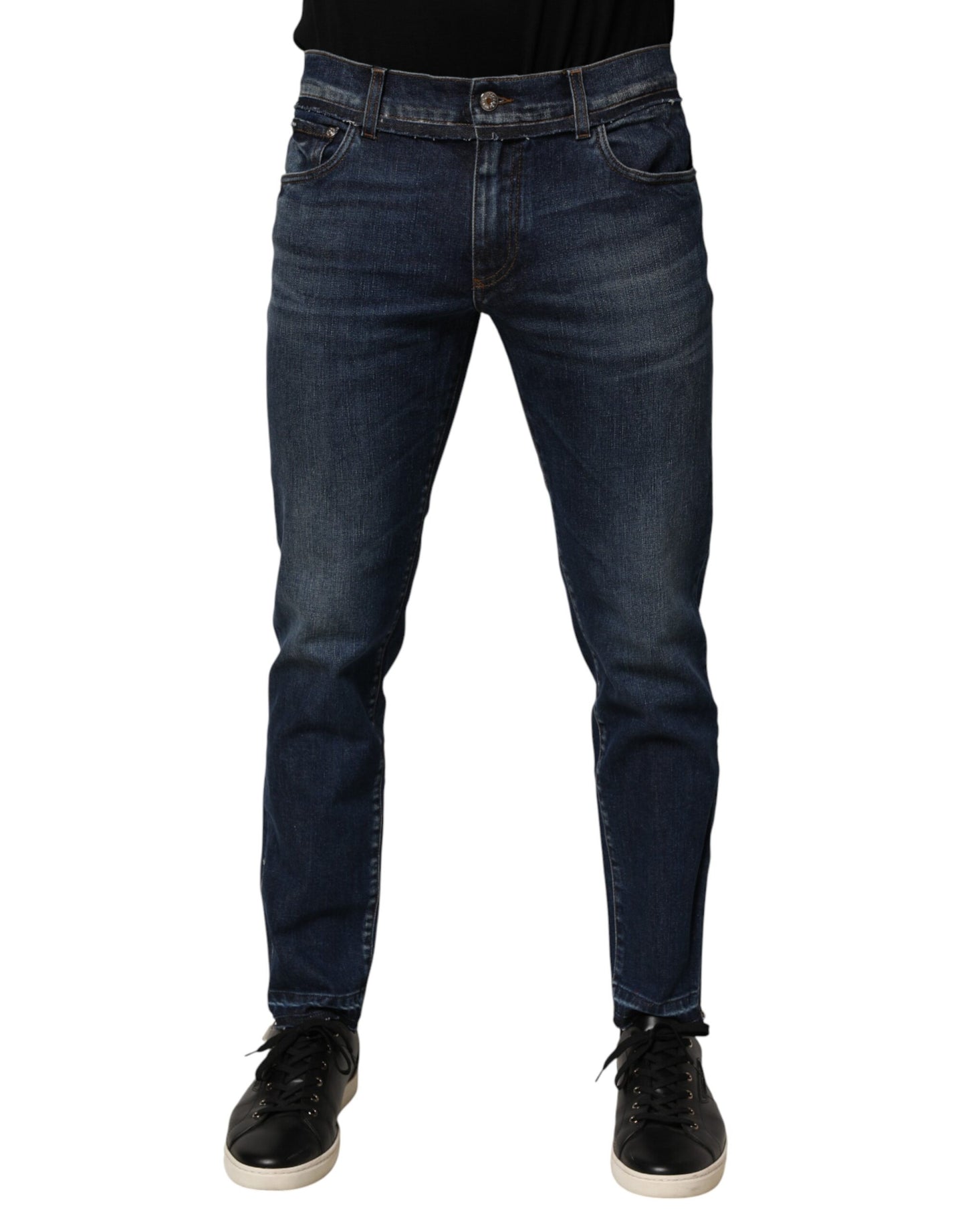 Jean skinny en coton stretch bleu pour homme de Dolce &amp; Gabbana