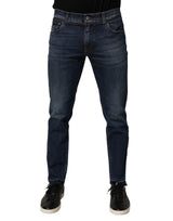 Jean skinny en coton stretch bleu pour homme de Dolce &amp; Gabbana