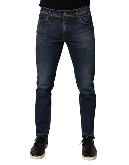 Jean skinny en coton stretch bleu pour homme de Dolce &amp; Gabbana