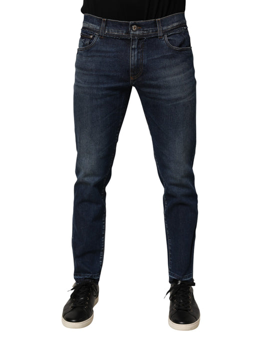 Jean skinny en coton stretch bleu pour homme de Dolce &amp; Gabbana
