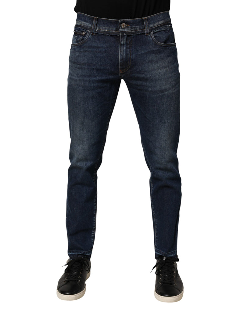 Jean skinny en coton stretch bleu pour homme de Dolce &amp; Gabbana