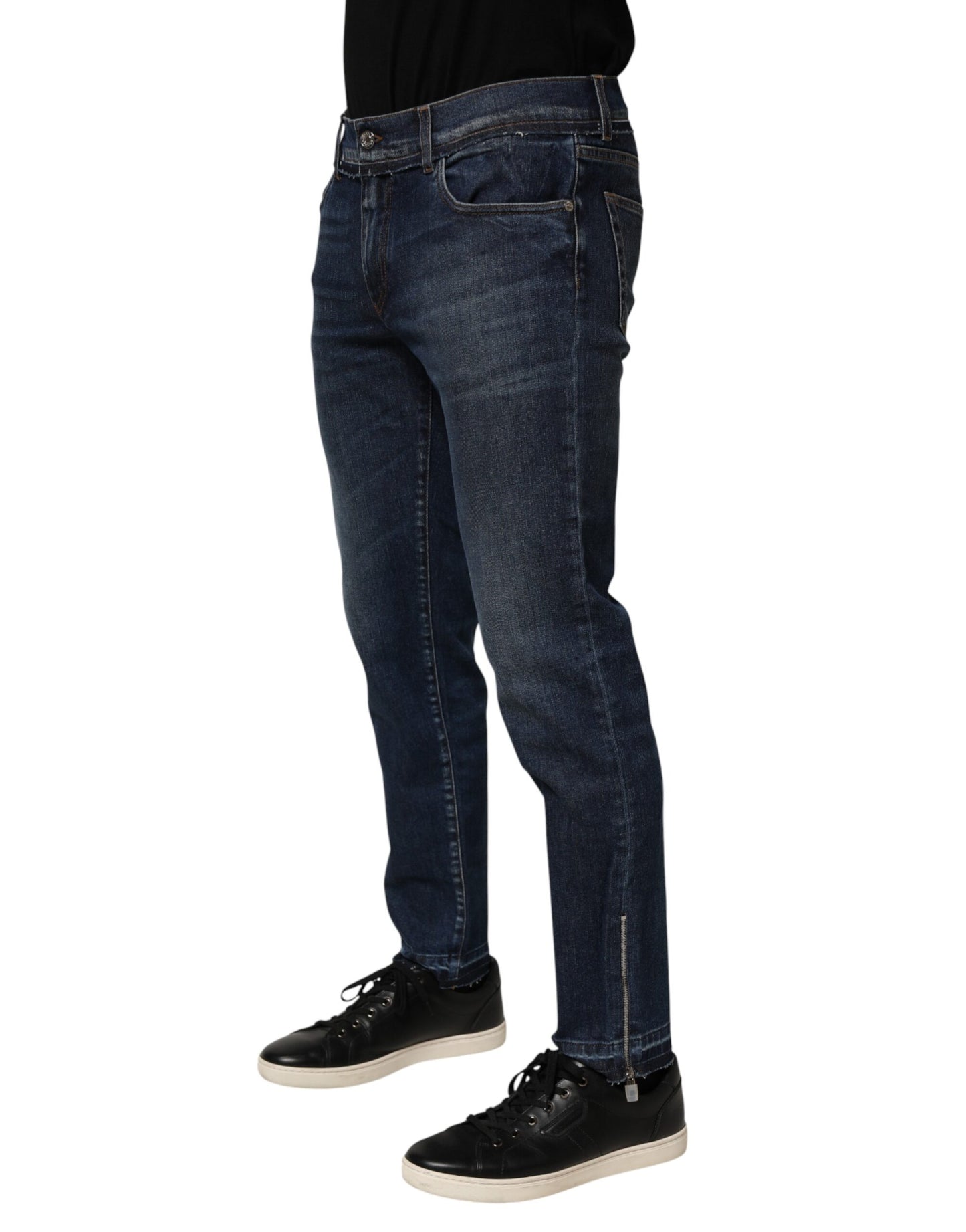 Jean skinny en coton stretch bleu pour homme de Dolce &amp; Gabbana