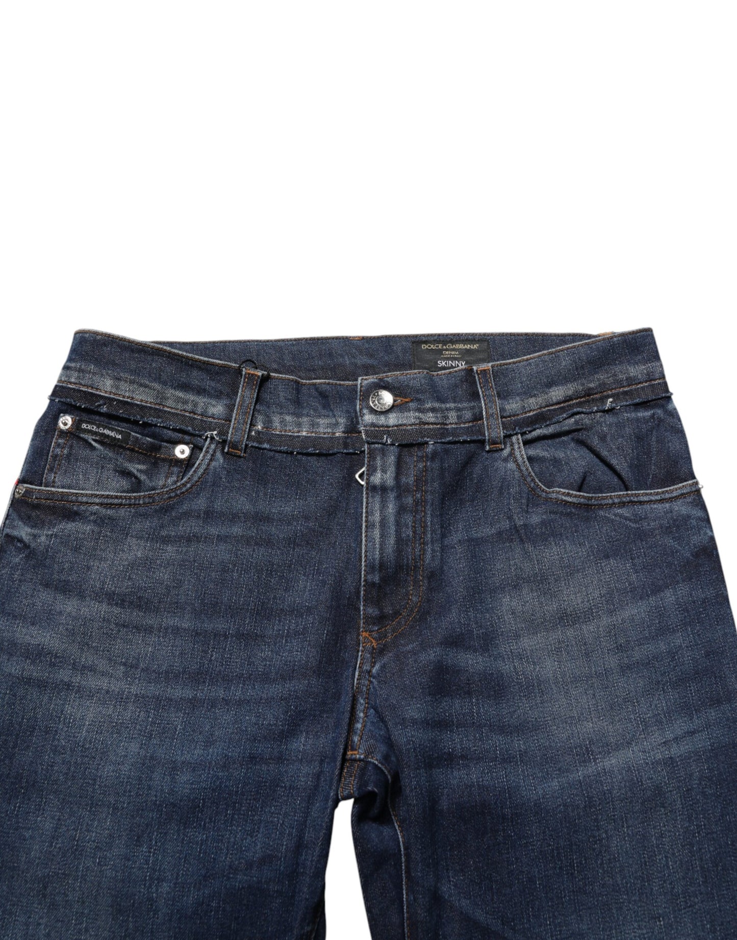 Jean skinny en coton stretch bleu pour homme de Dolce &amp; Gabbana