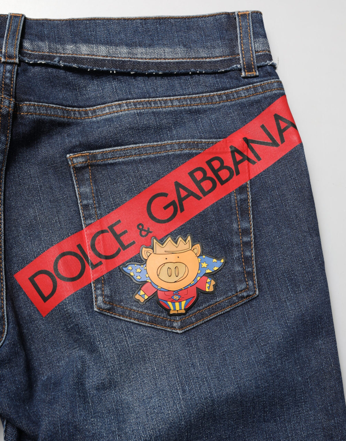 Jean skinny en coton stretch bleu pour homme de Dolce &amp; Gabbana