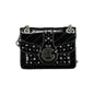 Gaelle Paris Black Polyurethane Women Shoulder Bag