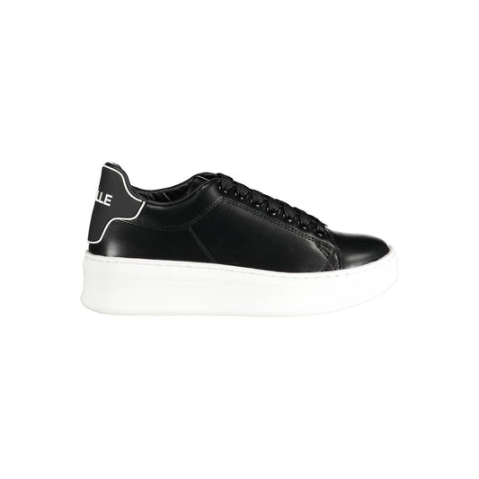 Gaelle Paris Black Polyurethane Women Sneaker - Stylish & Comfortable