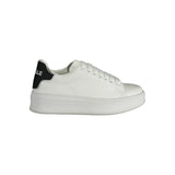 Gaelle Paris White Polyurethane Women's Sneaker - Stylish Comfort