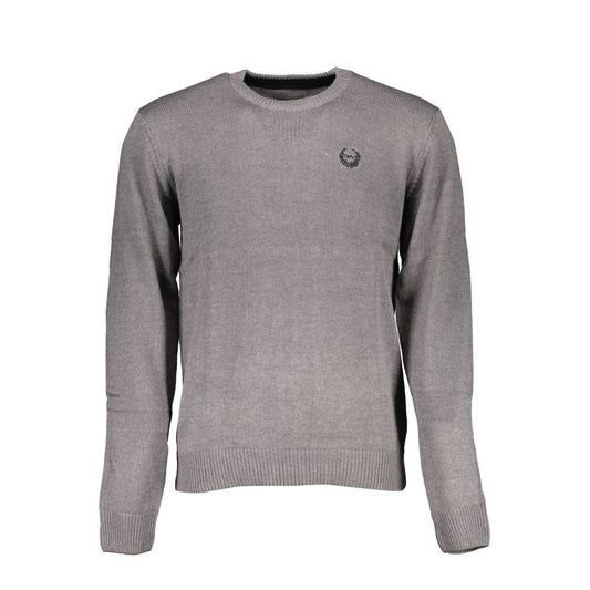 Pull en coton gris de Gianmarco Venturi