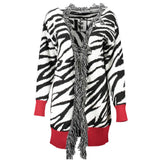 Gaelle Paris Bianco Cardigan en Acrylique pour Femmes - Chic et Polyvalent