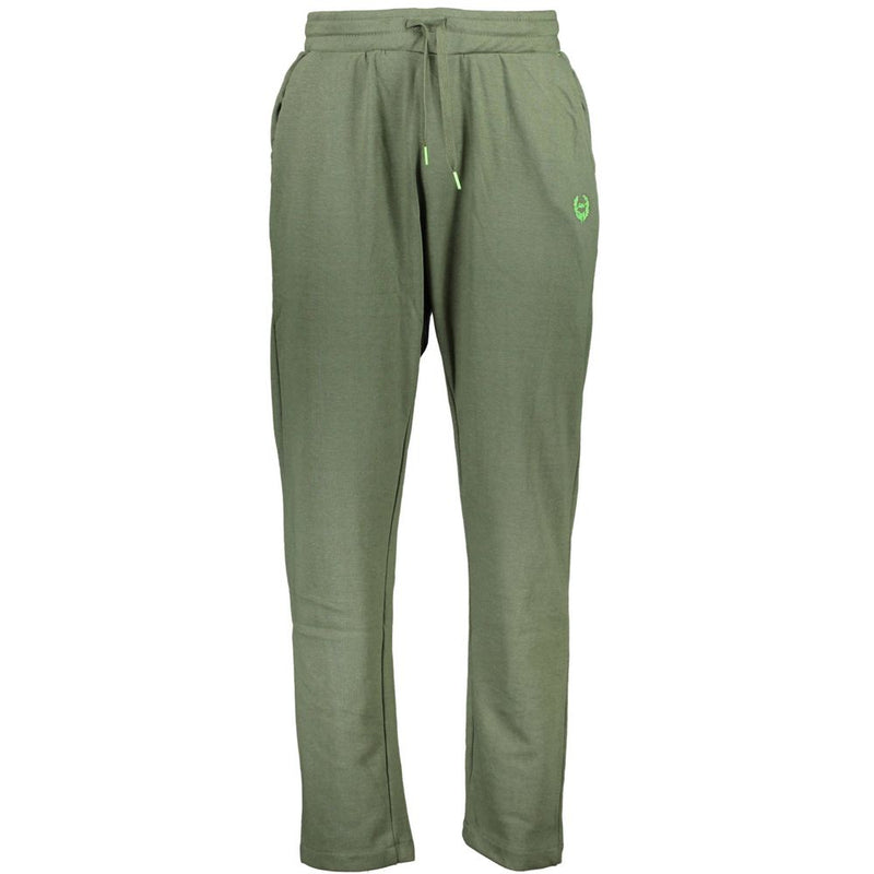 Gianmarco Venturi Pantalon en Coton Vert Sportif