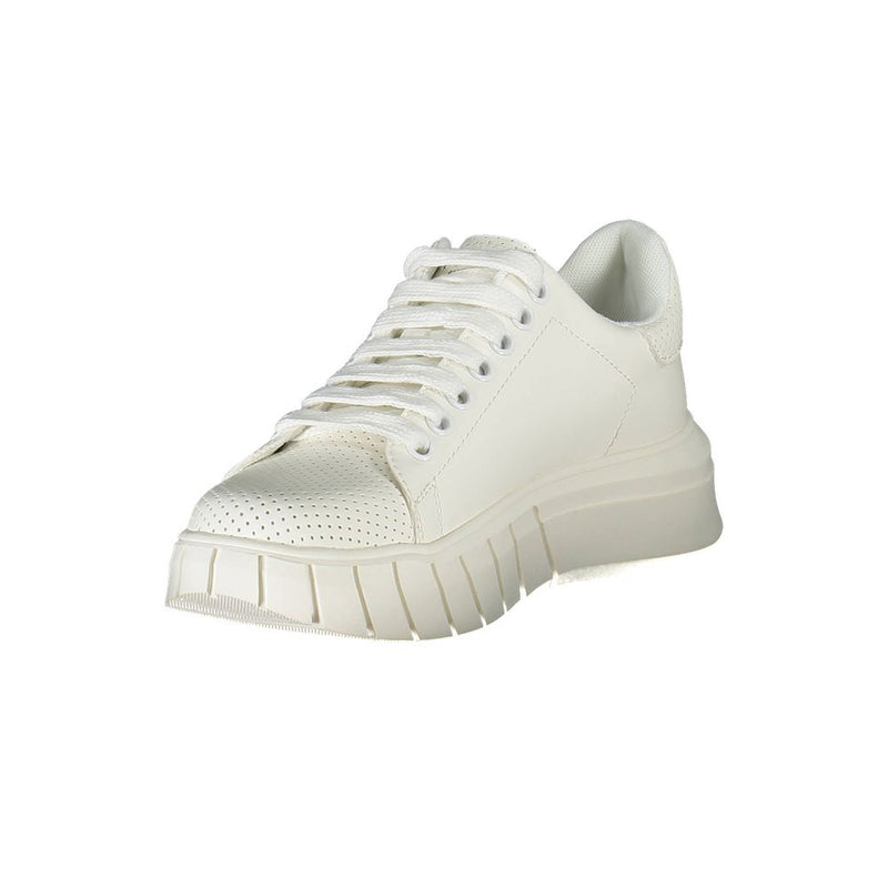 Gaelle Paris Women's White Sneakers - Chic Athletic Footwear