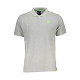 Polo Shirt en Coton Gris Gianmarco Venturi