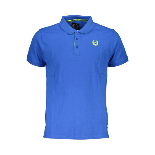 Polo en coton bleu de Gianmarco Venturi