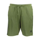 Gianmarco Venturi Pantalon Court Vert en Coton