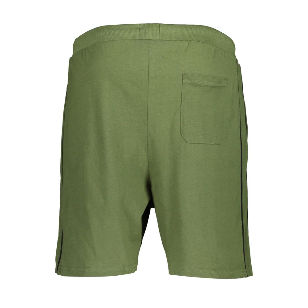 Gianmarco Venturi Pantalon Court Vert en Coton