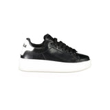 Gaelle Paris Black Polyurethane Women Sneaker - Chic & Comfortable