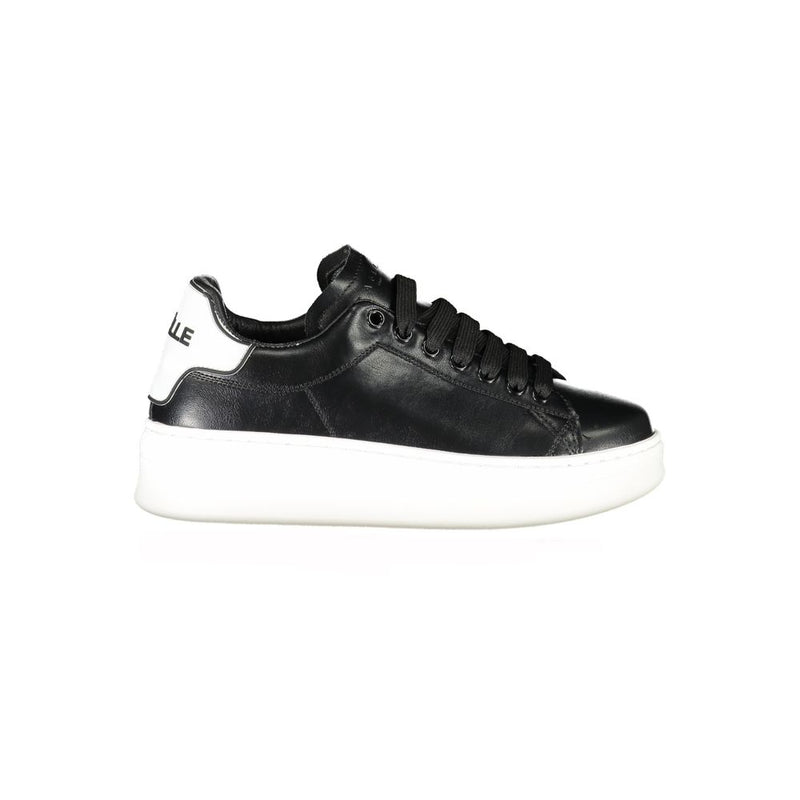 Gaelle Paris Black Polyurethane Women Sneaker - Stylish & Durable