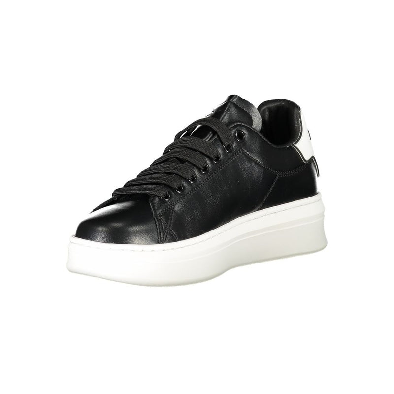 Gaelle Paris Black Polyurethane Women Sneaker - Stylish & Durable