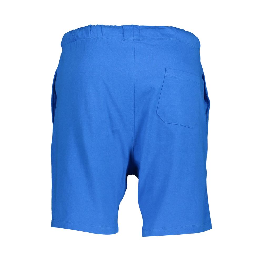 Gianmarco Venturi Pantalon Court en Coton Bleu