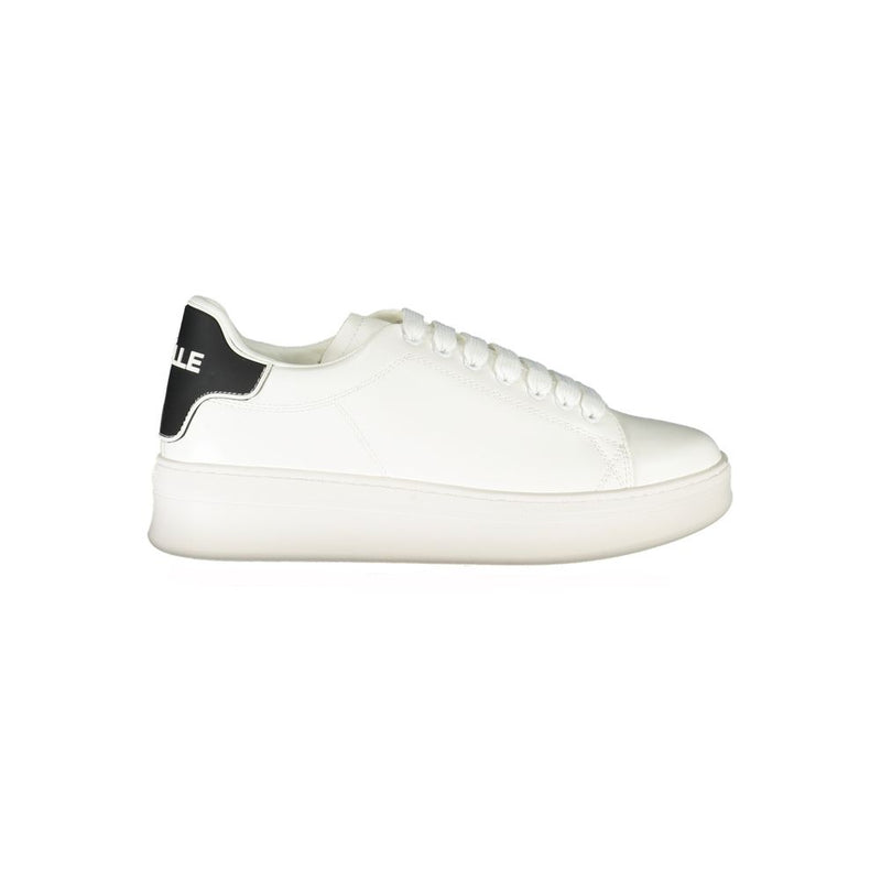 Gaelle Paris Bianco Poliuretano Men Sneaker - Style & Comfort
