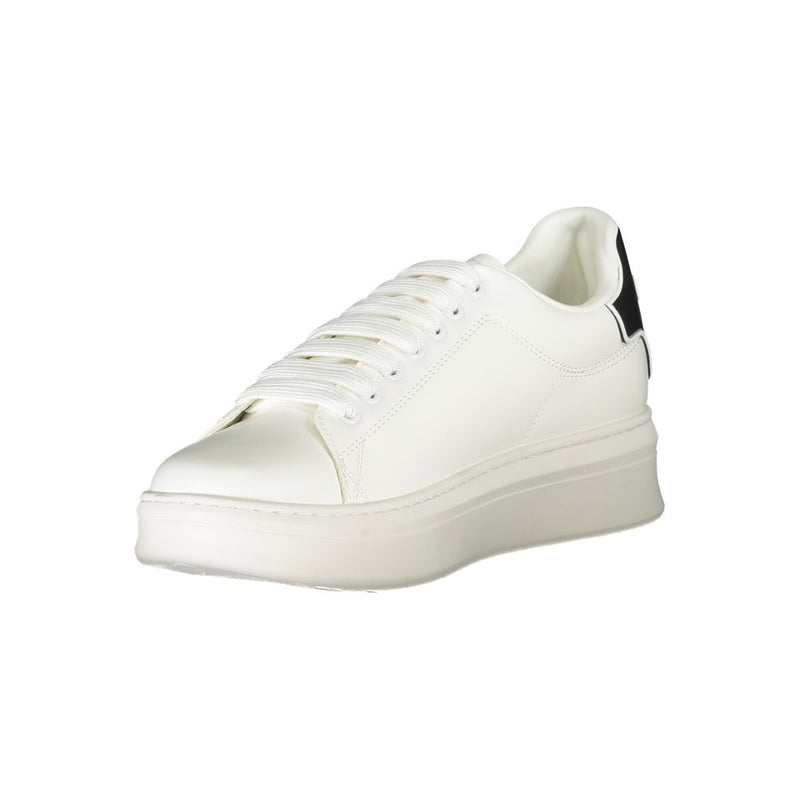 Gaelle Paris Bianco Poliuretano Men Sneaker - Style & Comfort