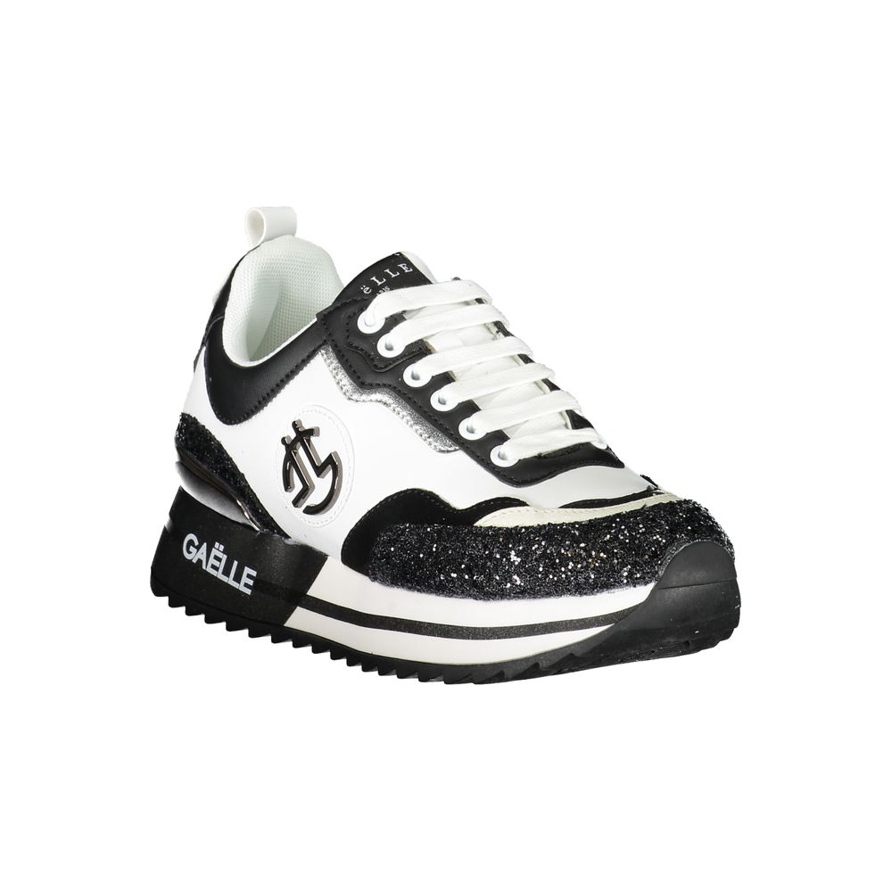 Gaelle Paris Women's Black Polyurethane Sneakers - Stylish Comfort