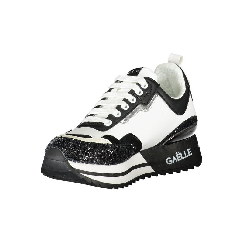 Gaelle Paris Black Polyurethane Women's Sneakers - Stylish Comfort