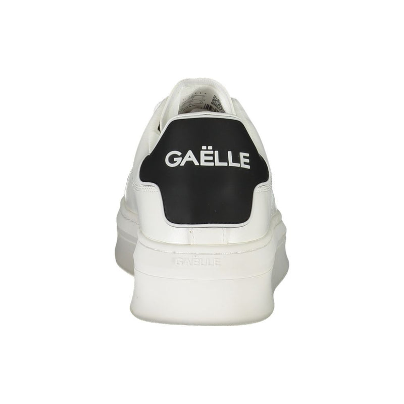Gaelle Paris Bianco Polyurethane Women's Sneaker - Chic & Comfortable