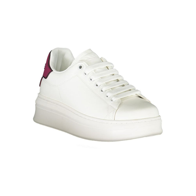 Gaelle Paris Rosso Poliuretano Women's Sneakers - Chic Red Style