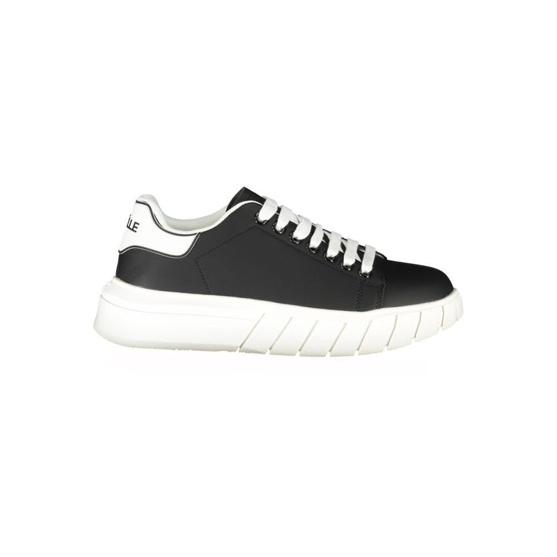 Gaelle Paris Black Polyurethane Men Sneaker - Stylish & Comfortable