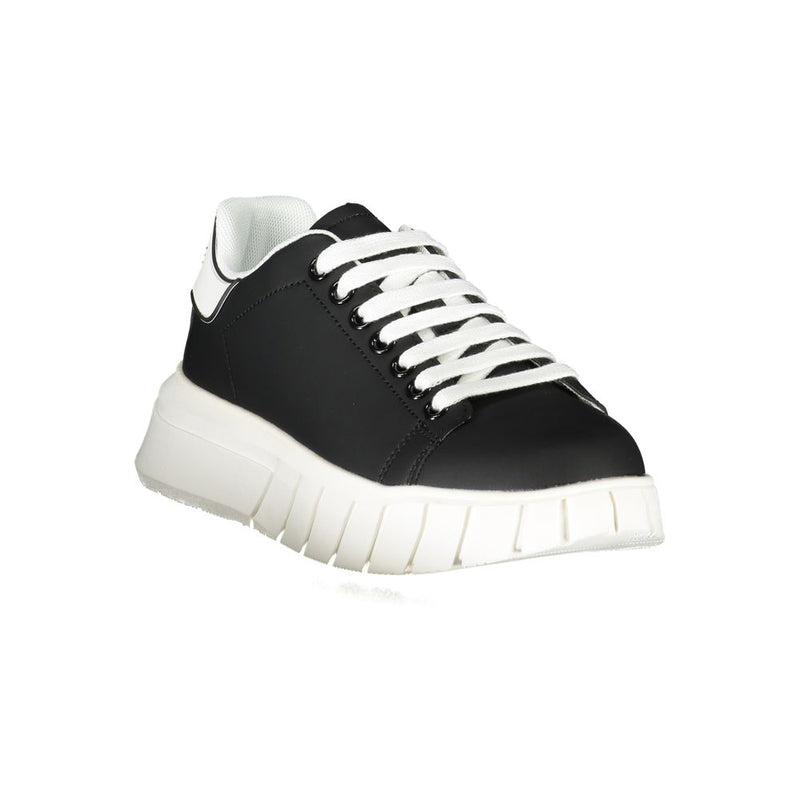 Gaelle Paris Black Polyurethane Men Sneaker - Stylish & Comfortable