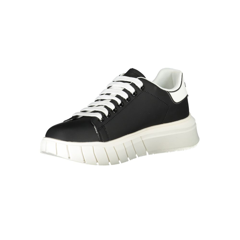 Gaelle Paris Black Polyurethane Men Sneaker - Style & Comfort
