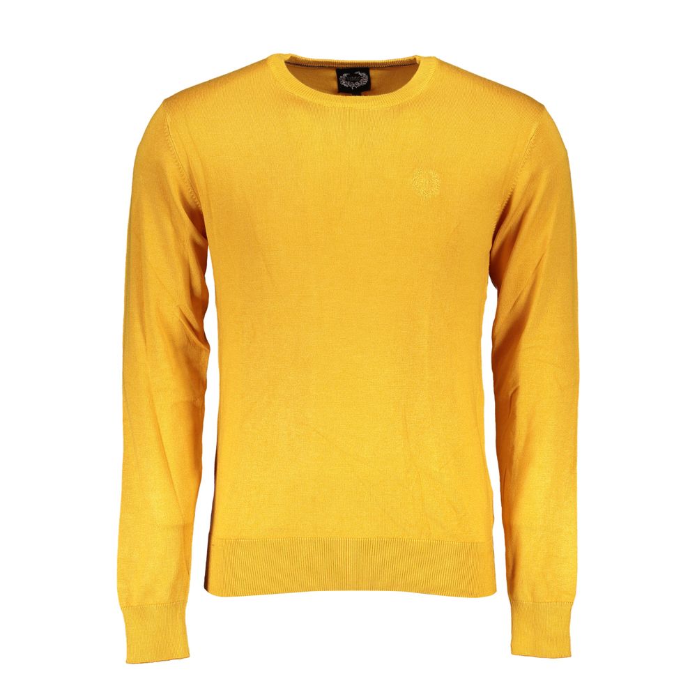 Pull en viscose jaune de Gianmarco Venturi