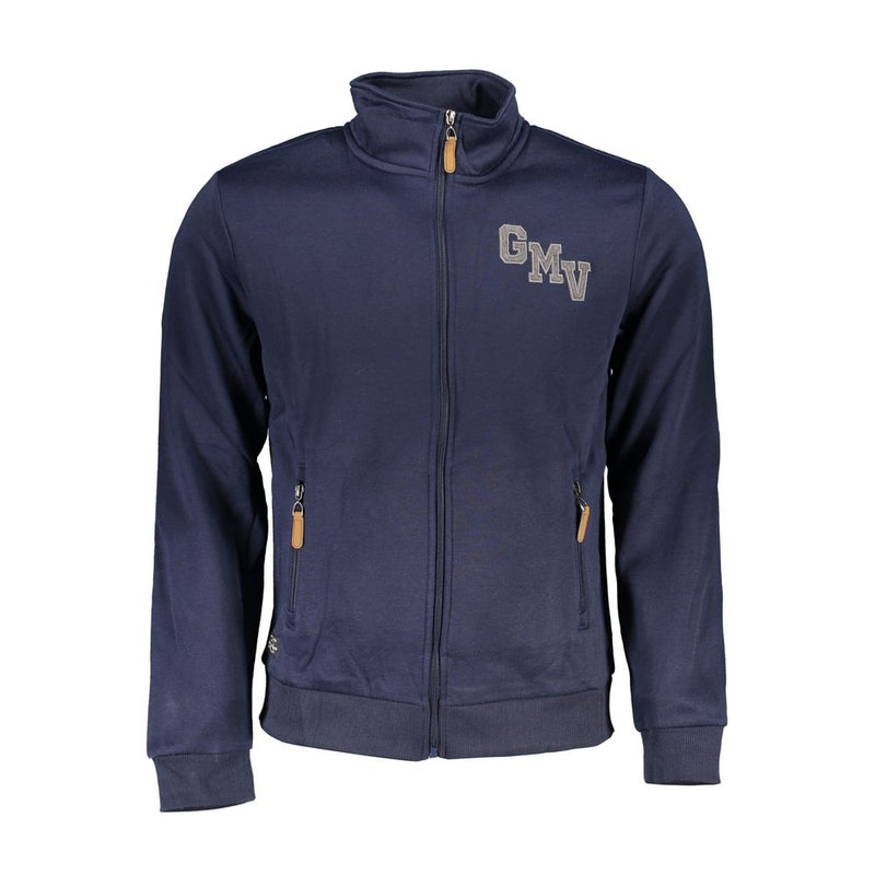 Gianmarco Venturi Blauwe Katoenen Sweatshirt