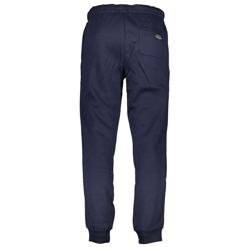Gianmarco Venturi Blue Cotton Pant - Stylish Sports Trousers