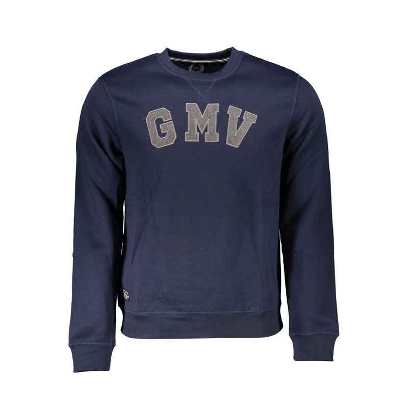 Gianmarco Venturi Blauwe Katoenen Sweatshirt