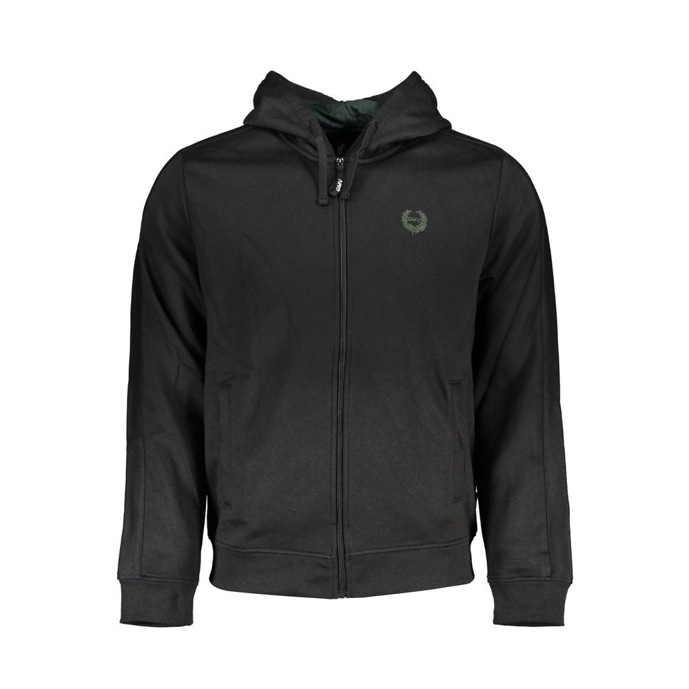 Gianmarco Venturi Sweatshirt en Coton Noir avec Capuche