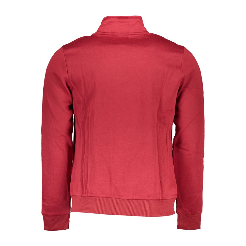 Gianmarco Venturi Sweatshirt Rouge en Coton avec Logo