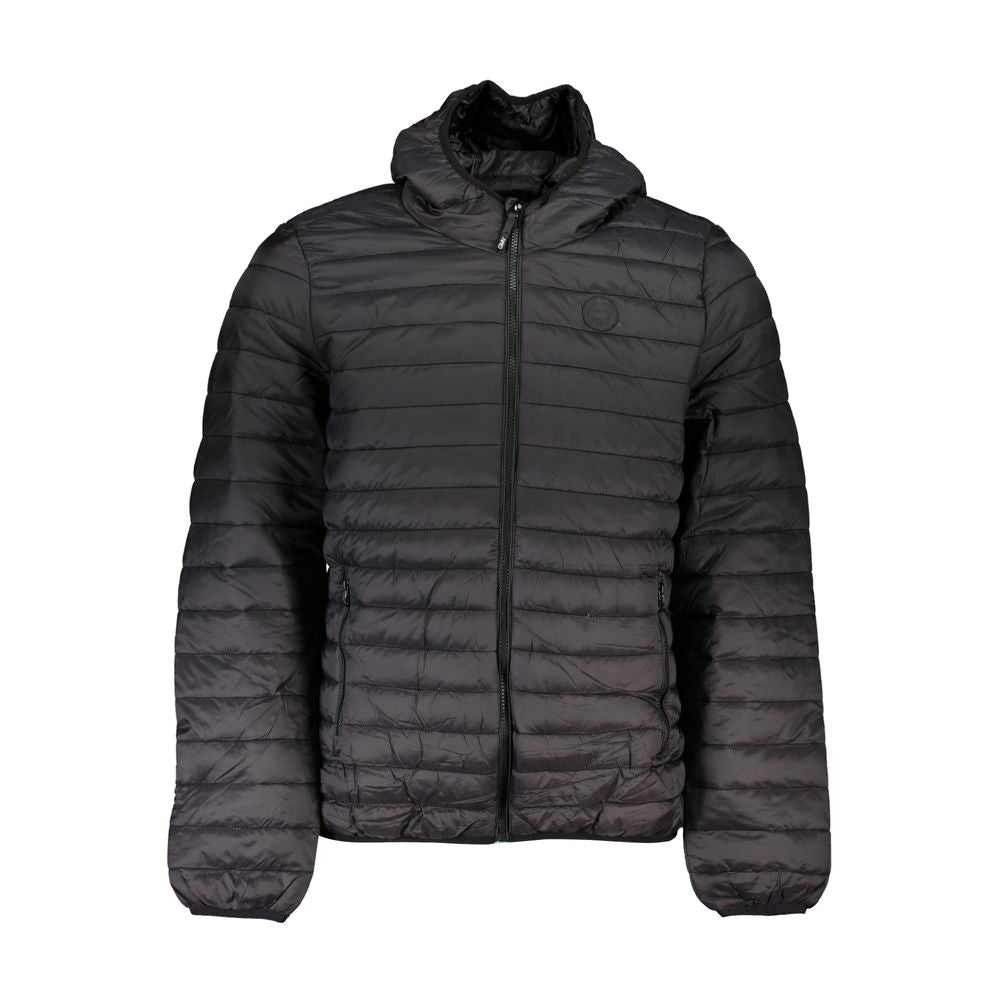 Gianmarco Venturi Veste Noir en Polyamide avec Capuche