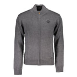 Gianmarco Venturi Pull en Coton Gris avec Broderie