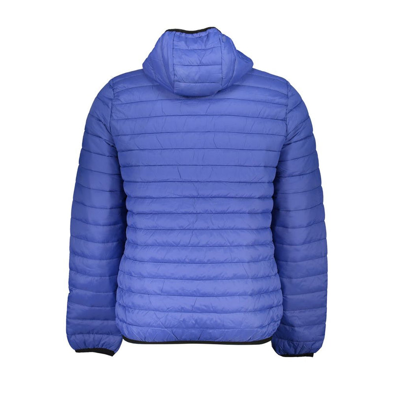 Gianmarco Venturi Veste en Polyamide Bleue avec Capuche