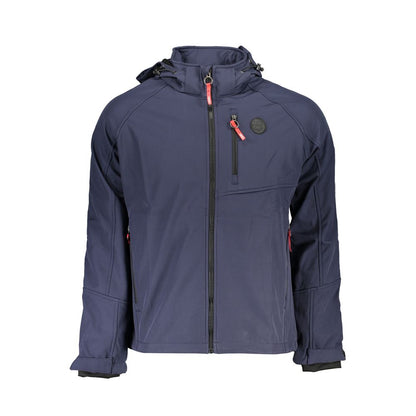 Vestes et manteaux bleus en polyester de Gianmarco Venturi