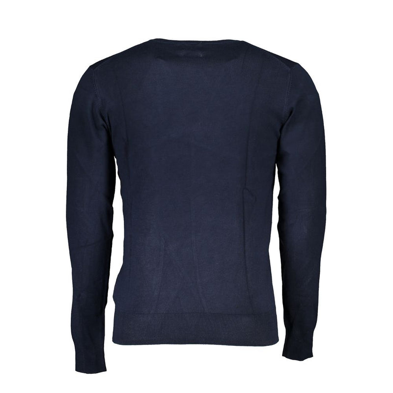 Gianmarco Venturi blauwe viscose trui