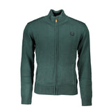 Gianmarco Venturi Pull en Coton Vert avec Broderie