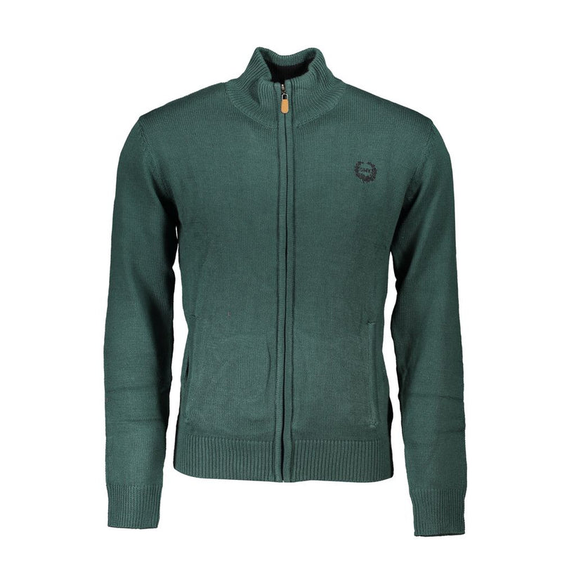 Gianmarco Venturi Green Cotton Sweater - Stylish & Comfortable