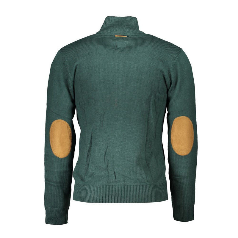 Gianmarco Venturi Green Cotton Sweater - Stylish & Comfortable