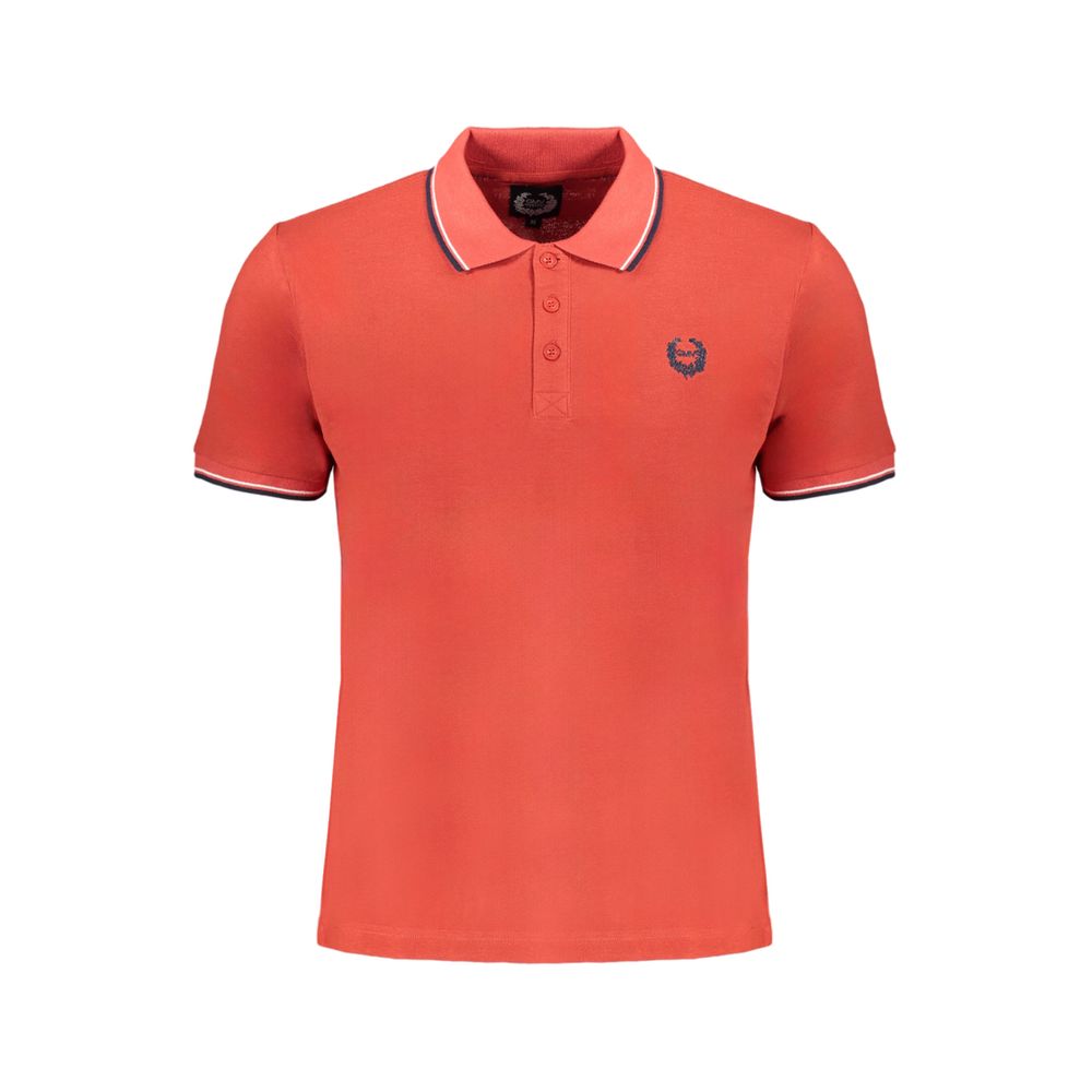 Polo rouge en coton de Gianmarco Venturi